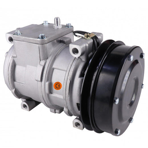 10PA17C A/C Compressor SE501820 SE503061 for John Deere Loader 444J 544J 624H 624J 844J 844K 744H 744J 824J - KUDUPARTS