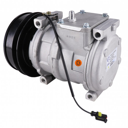 10PA17C A/C Compressor SE501820 SE503061 for John Deere Loader 444J 544J 624H 624J 844J 844K 744H 744J 824J - KUDUPARTS