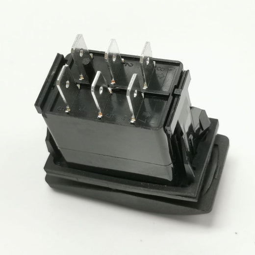 0D4767 Rocker Switch DPDT Spade ON-Off-(ON) for Generac RV Guardian Generator Ship to US - KUDUPARTS