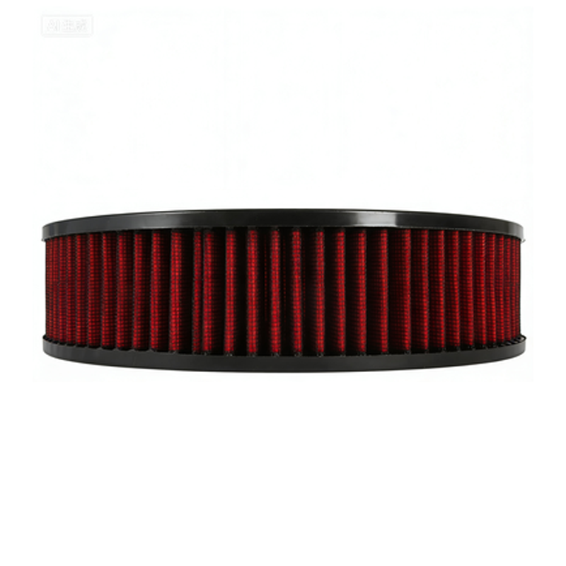 10-Inch Red Washable Reusable Air Cleaner Element 7136RD - KUDUPARTS