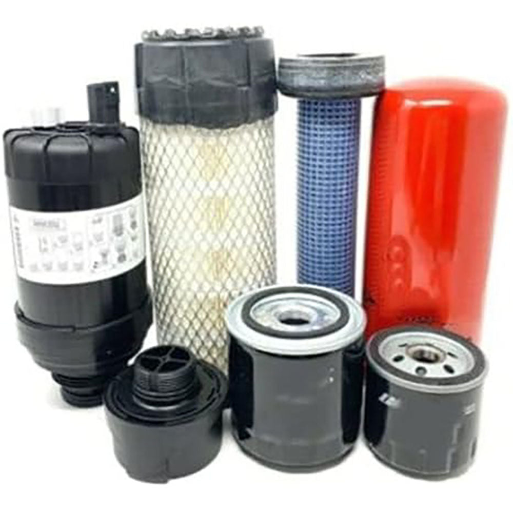 1000/3000 Hour Filter Kit 7324363 for Bobcat Excavator E32 and E35 with T4 Engine - KUDUPARTS