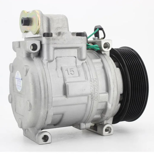 10PA15C A/C Compressor 161-3632 305-0323 for Caterpillar CAT Engine 3176C 3196 3456 Excavator 345B 345BL 365B 385B 385BL - KUDUPARTS