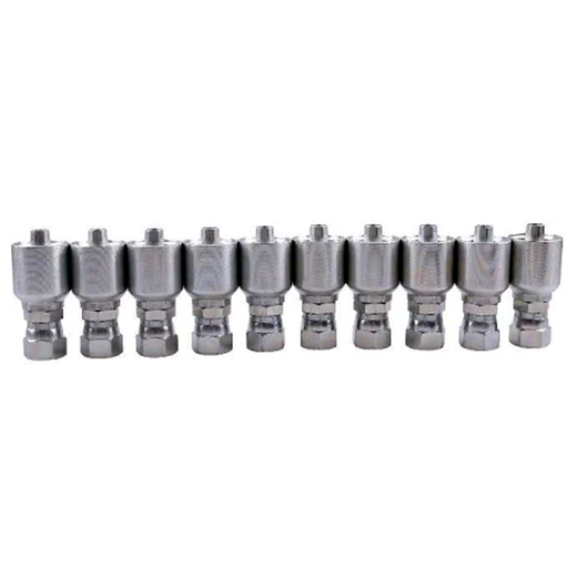 10PCS Hydraulic Hose Fitting With 1/2" Female JIC 10643-8-8 for Parker - KUDUPARTS