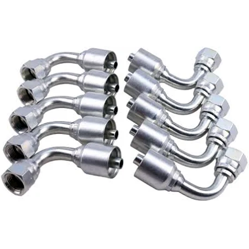 10PCS Hydraulic Hose Fitting With 1/2" Female JIC Swivel 13943-8-6 for Parker - KUDUPARTS