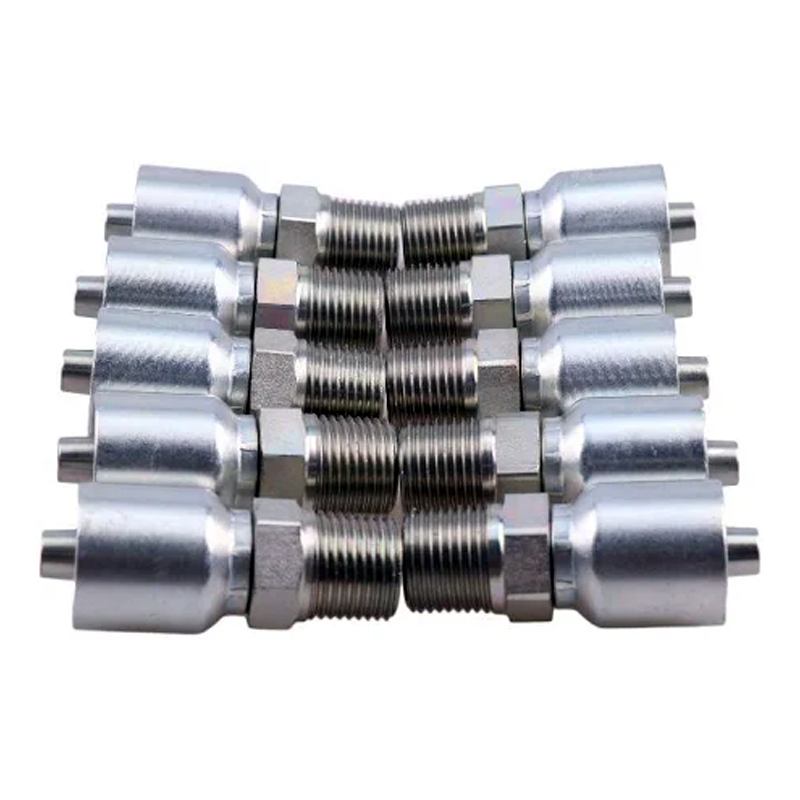 10PCS Hydraulic Hose Fitting With 1/2" NPT Thread 10143-8-6 for Parker - KUDUPARTS