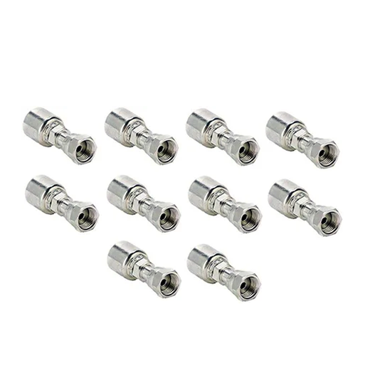10PCS Hydraulic Hose Fitting With 1/2'' Female Seal 1JS43-8-8 for Parker - KUDUPARTS