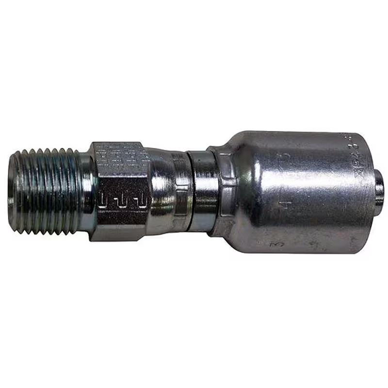 10PCS Hydraulic Hose Fitting With 1/4 Male Pipe Swivel 11343-4-4 for Parker - KUDUPARTS