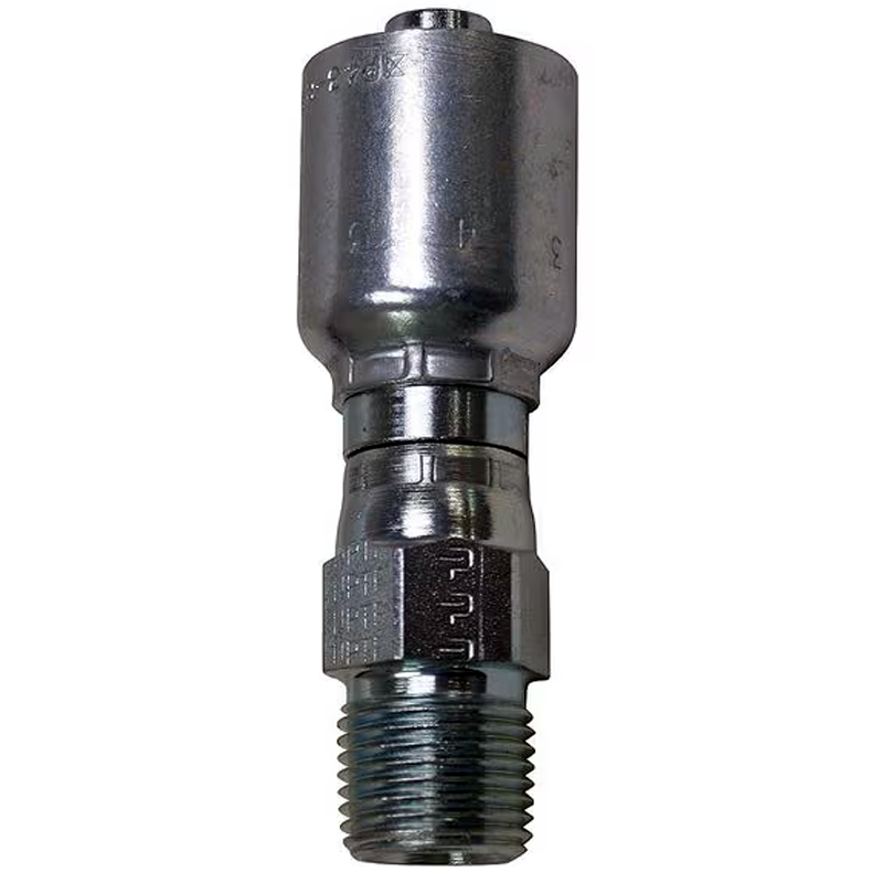 10 piezas de conexión de manguera hidráulica con conector giratorio macho de 1/4" 11343-4-4 para Parker
