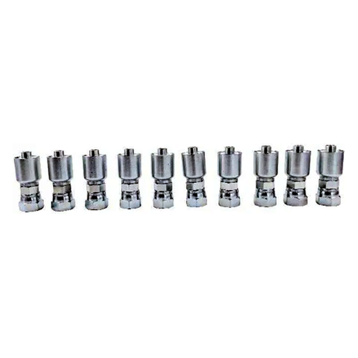 10PCS Hydraulic Hose Fitting With 5/8" Female JIC Swivel Thread 10643-10-08 for Parker - KUDUPARTS