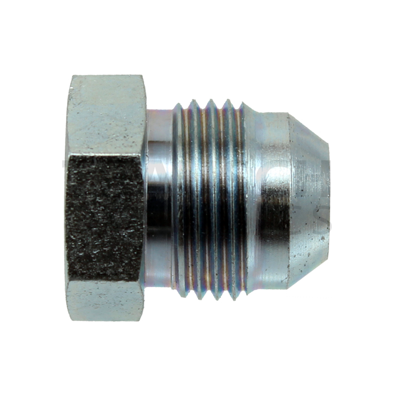 10 piezas de conector hidráulico combinado de tapa y tapón JIC de 1/2" 2408-08 0304-C-08