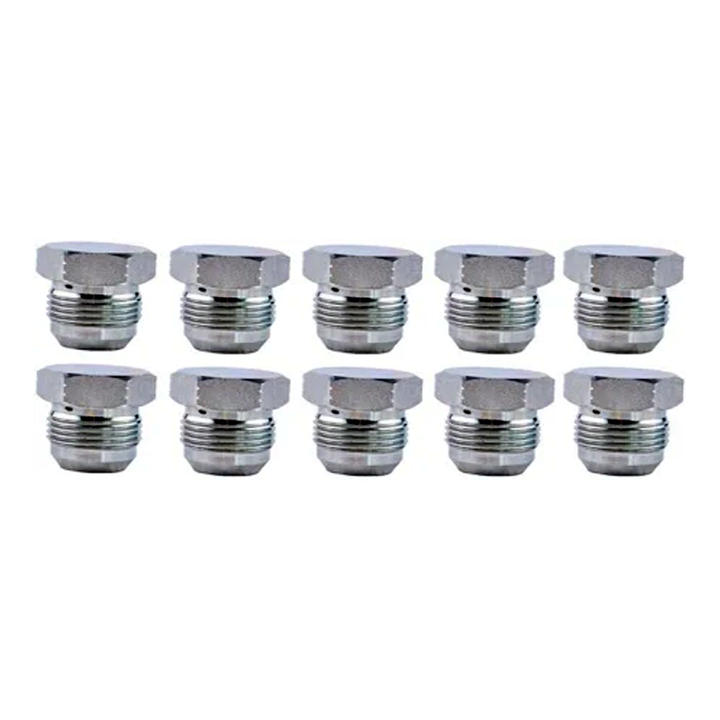 10 Pcs 1" JIC Cap and Plug Combo Hydraulic Fitting 2408-16 0304-C-16 - KUDUPARTS