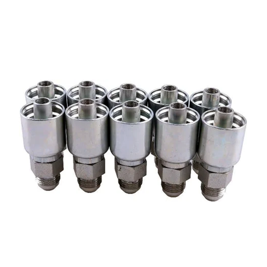 10 Pcs Hydraulic Hose Fitting With 1/2" Male JIC 10343-8-8 for Parker - KUDUPARTS