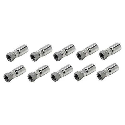 10 Pcs Hydraulic Hose Fitting With 5/8" Thread FJX-08-10 for Parker - KUDUPARTS