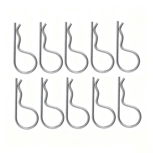 10 Pieces Spring Locking Pin M40461 GX26085 A15147 for John Deere Lawn Tractor X105 X106 X110 X125 X304 X360 X500 X700 LT155 LT190 L1005 L110 L120 LA100 S160 S170 - KUDUPARTS