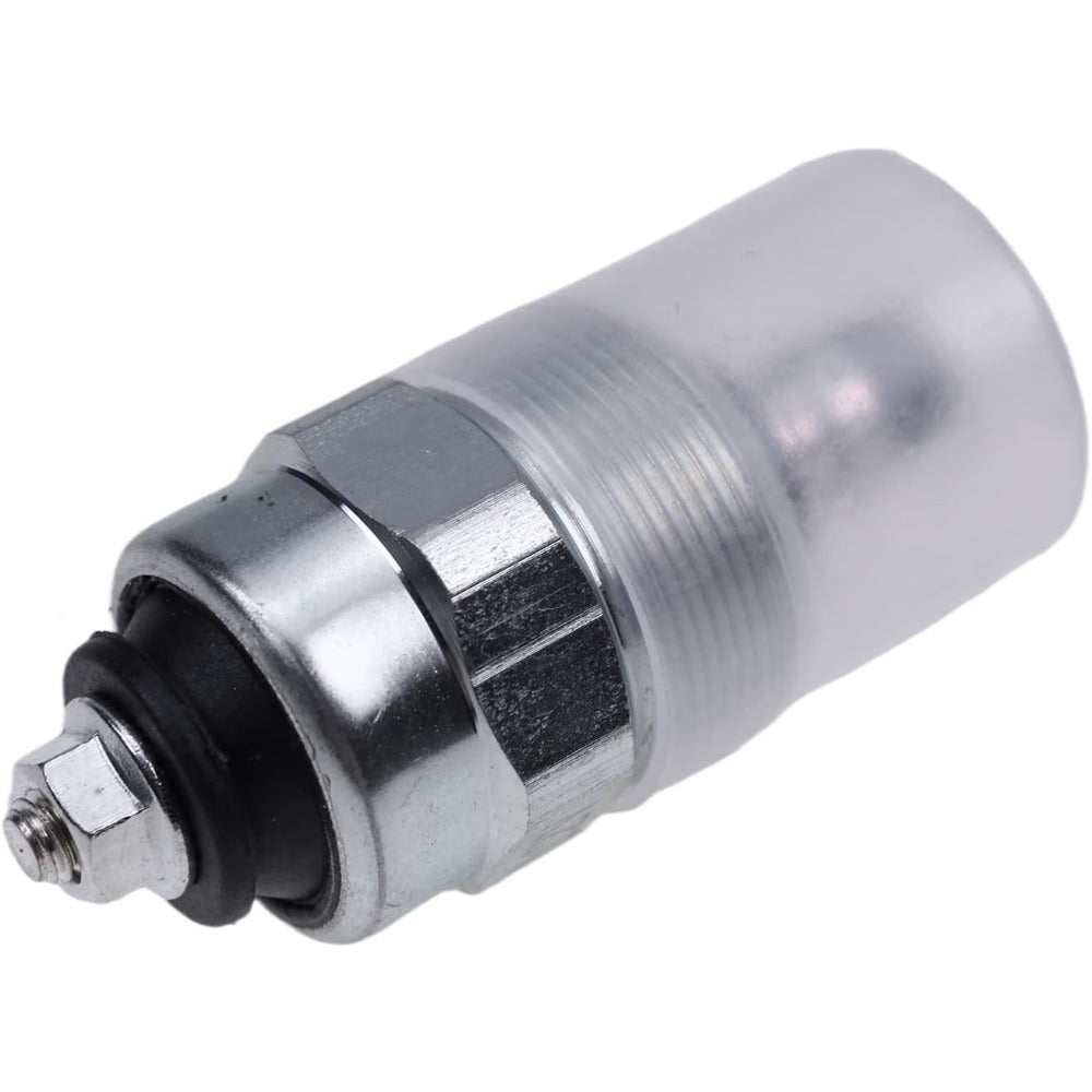 12V Fuel Solenoid 2852741 for New Holland T5060 T5070 T6010 T6030 T6050 T6070 B110 C185 L185 LS180.B - KUDUPARTS