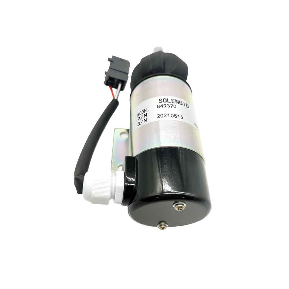 12V 3 Wire Stop Solenoid Valve 849370 859079 for Volvo Engine TAM D70E TAMD70D TAMD70B MD100A TMD100A TAMD60C TD100G-87 TAD1630G