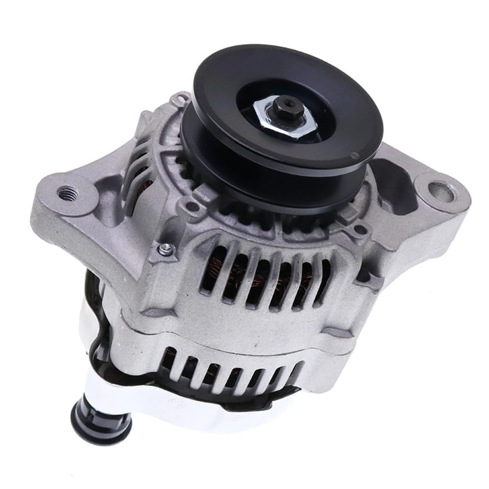 12V 60A Alternator 3C581-74011 for Kubota Engine V3800 V3300 Tractor M8200 M8540HDNBC - KUDUPARTS
