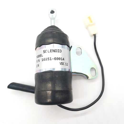 12V Fuel Shut Off Solenoid 6670776 for Bobcat MT55 Kubota D902 Diesel Engine Ship to US - KUDUPARTS