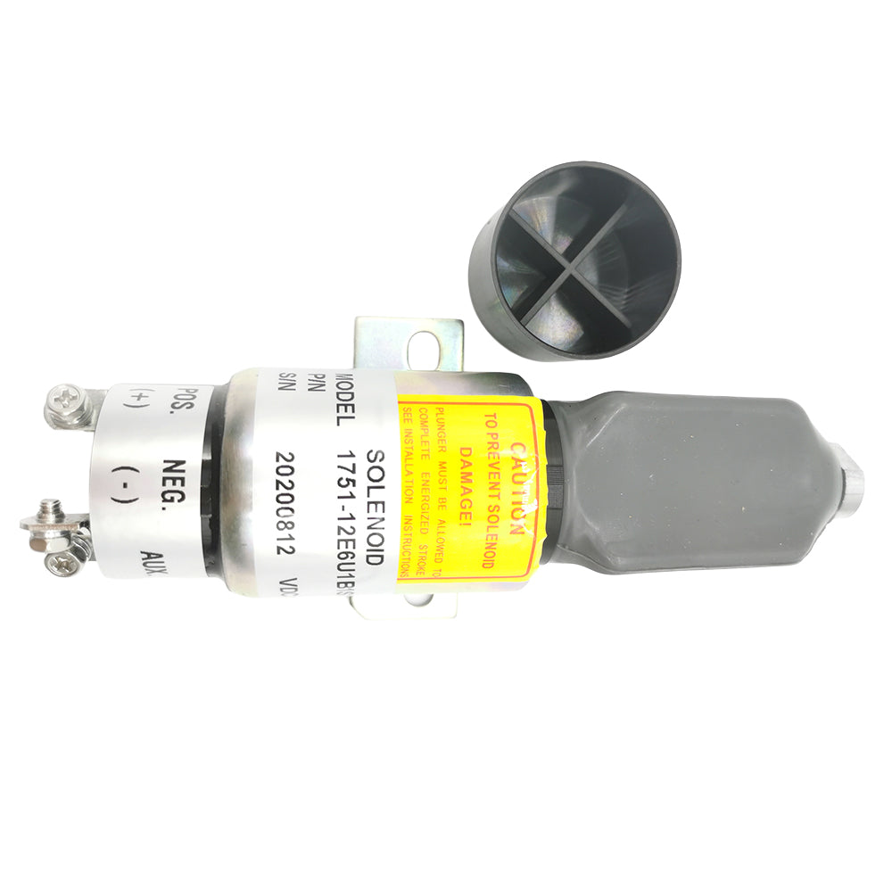 12V Shut Down Solenoid 1700-2530 1751-12E6U1B1S1A for Woodward