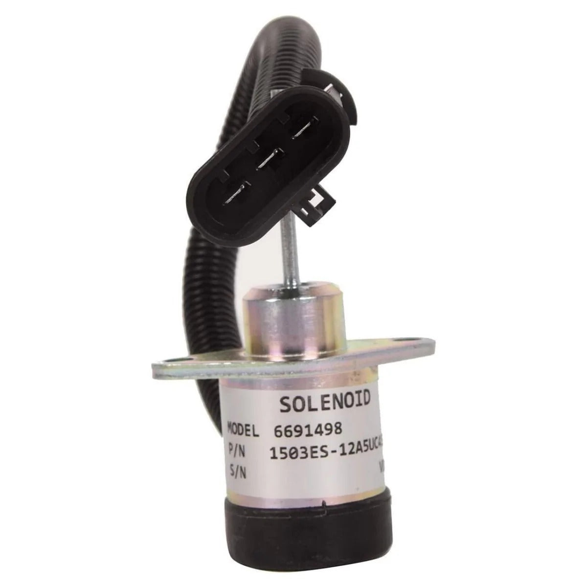 12V Stop Solenoid 1503ES-12A5SUC9SCC28 for Kubota Engine V2203 05 Series Rating: 0% - KUDUPARTS