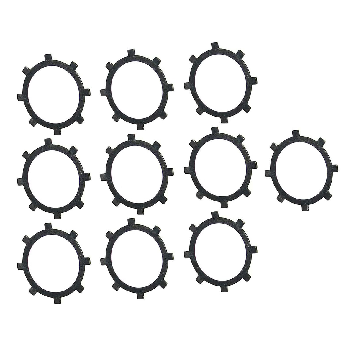 10 Pieces Retaining Ring J904849 for New Holland Dozer D150 DC70 DC100 Tractor T8010 T8020 - KUDUPARTS