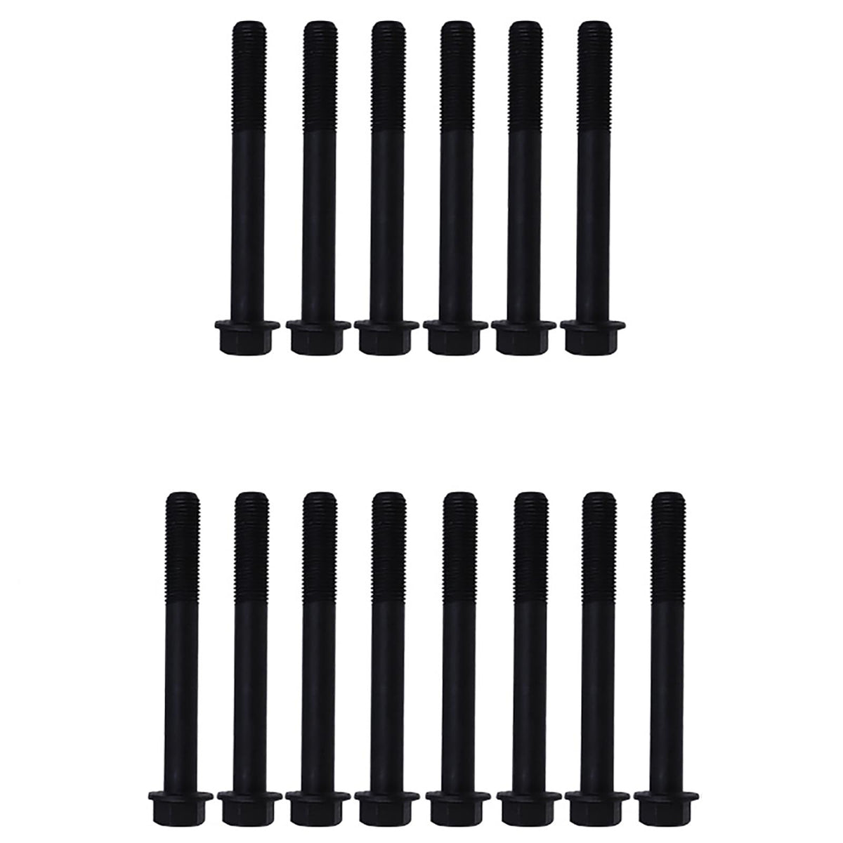 14Pcs Cylinder Head Bolt 25-15024-00 for Kubota D1105 Carrier CT3.69 CT3-69-TV Engine - KUDUPARTS