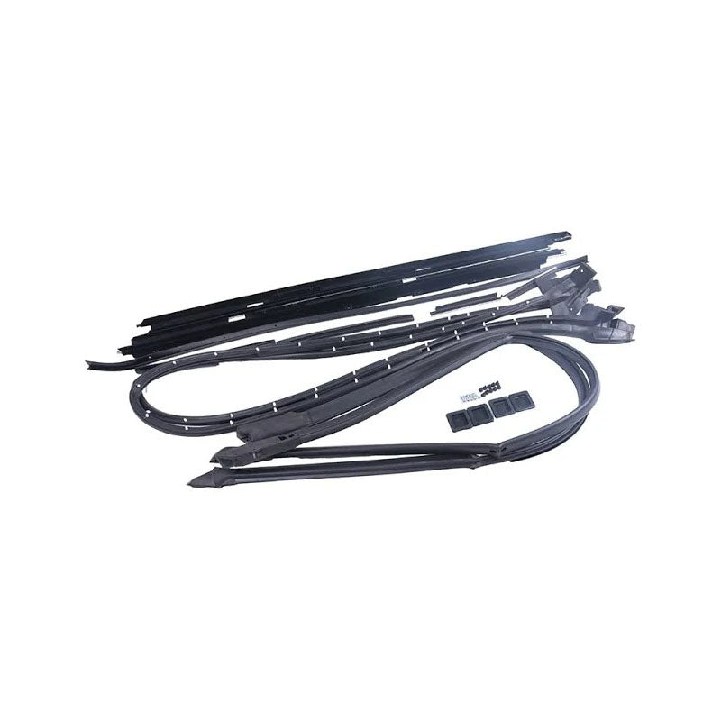 17 Pcs Door Tailgate Weatherstripping Seal Kit for Chevrolet El Camino GMC Caballero