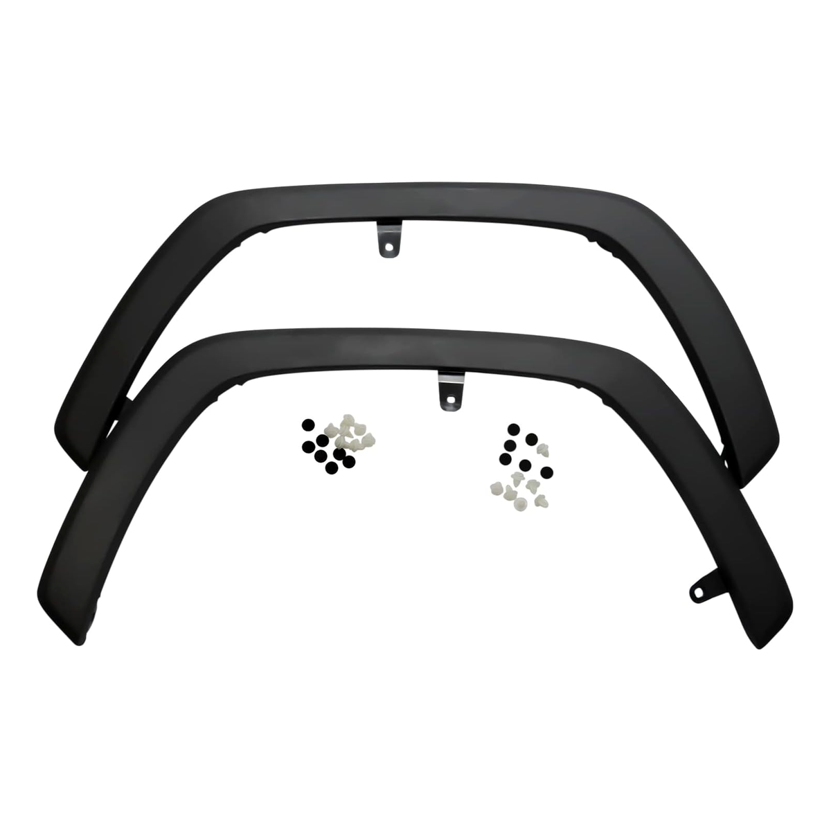 1 Pair Left Right Side Front Fender Flare Molding Trim 75602-0R090 75601-42160 for 2019-2022 Toyota Rav4 - KUDUPARTS