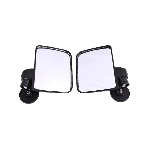 1 Pair Rubber Coated Magnetic Side Mirror 03RVM0001BBK for Kubota John Deere Forklift Tractor - KUDUPARTS