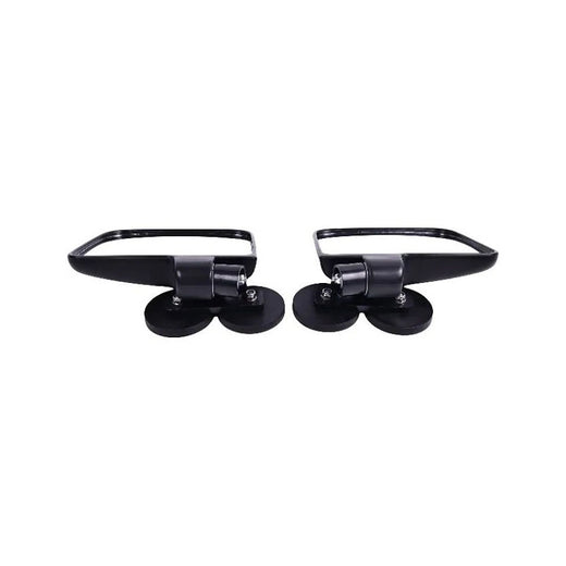 1 Pair Rubber Coated Magnetic Side Mirror 03RVM0001BBK for Kubota John Deere Forklift Tractor - KUDUPARTS