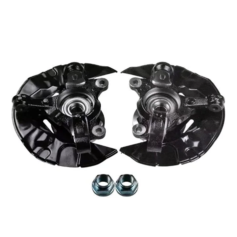 1 Pair Steering Knuckle with Wheel Hub Bearing KA698388 KA698389 for Toyota 2003-2008 Corolla - KUDUPARTS