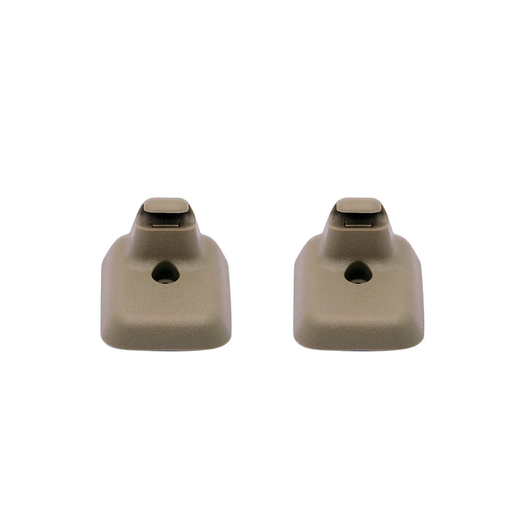 1 Pair Sun Visor Holder Retainers Clip Camel Tan AL3Z1504132AB for 2009-2014 Ford F-150 - KUDUPARTS