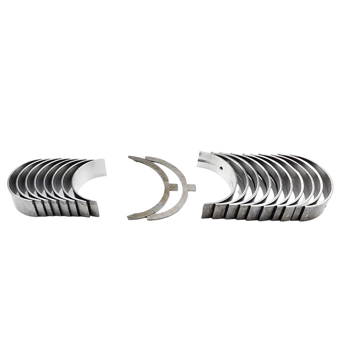 1 juego de cojinetes principales estándar, cojinetes de biela y cojinetes de empuje para motor Doosan Daewoo D24 D24NAP Bobcat Loader S510 S530