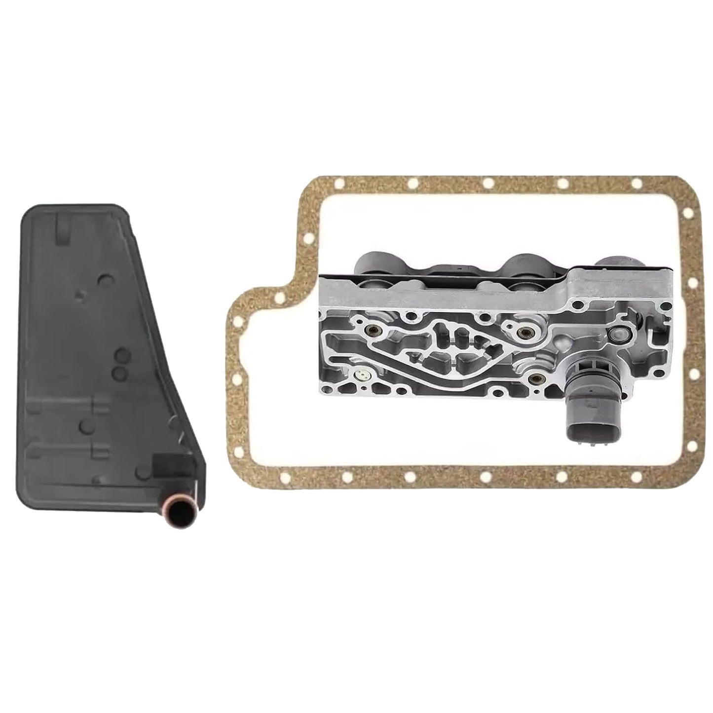 Transmission Shift Solenoid Block & Filter & Gasket Kit R36420D4FK for Ford 4WD 4R100 F250 F350 F450 F450 1998-2004 - KUDUPARTS