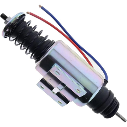 24V Shutdown Solenoid 98423938 for New Holland Loader FR130 FR130.2 FR160 FR160.2 FR220 - KUDUPARTS