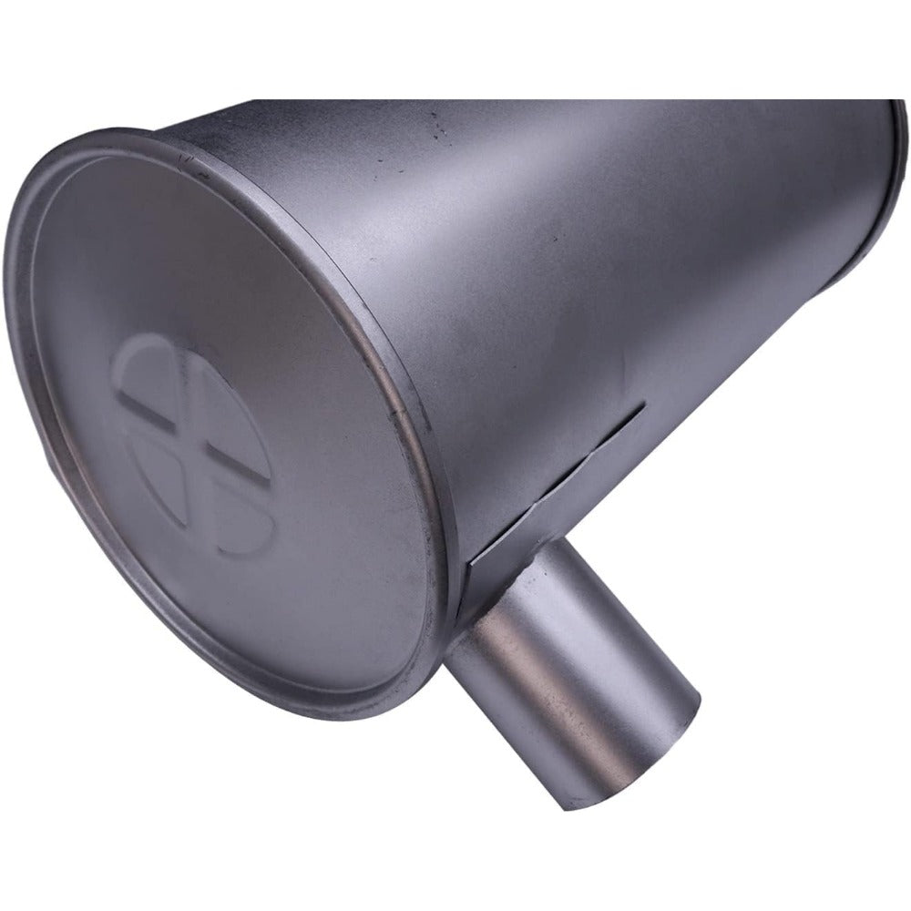 Muffler 4255658 4649870 with Clamp and 2Pcs U-Bolt for Isuzu Engine 4BG1 Hitachi Excavator EX120-2 EX120-3 EX100WD-2 EX100WD-3 - KUDUPARTS