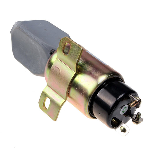 24V Fuel Shutoff Stop Solenoid Valve 1751ES-24A6ULB1S5 for Kubota Engine - KUDUPARTS