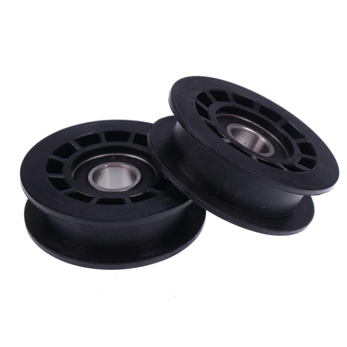 2 Idler Pulleys 5879692-01 for Husqvarna HU700H HU775BBC HD800HW LC221RH LC221A - KUDUPARTS