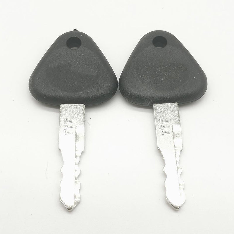 2 Ignition Keys For Volvo, Samsung Excavator Heavy Equipment # 777, 14529178 Ship to US - KUDUPARTS