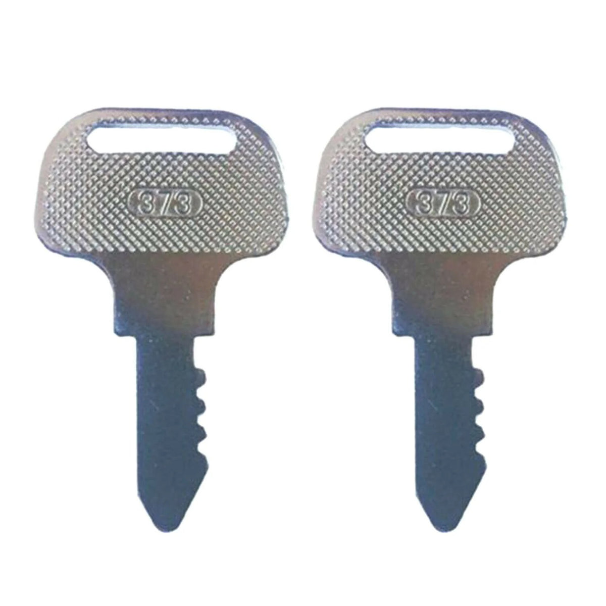 2 PCS 373 Ignition Key 55364-41180 for Kubota Tractor F2000 F2100 F2100E F2400 FZ2100 FZ2400 - KUDUPARTS