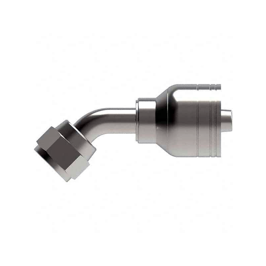 2PCS Crimp Fitting With 3/8" Female JIC 06Z-666 for Parker Weatherhead - KUDUPARTS