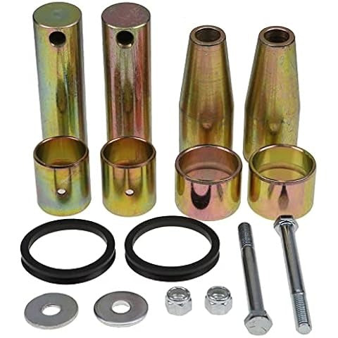 2Pcs Pivot Pin 6711334 And Bushing Kit 6708517 for Bobcat Loader 863 864 873 883 A220 T200 - KUDUPARTS