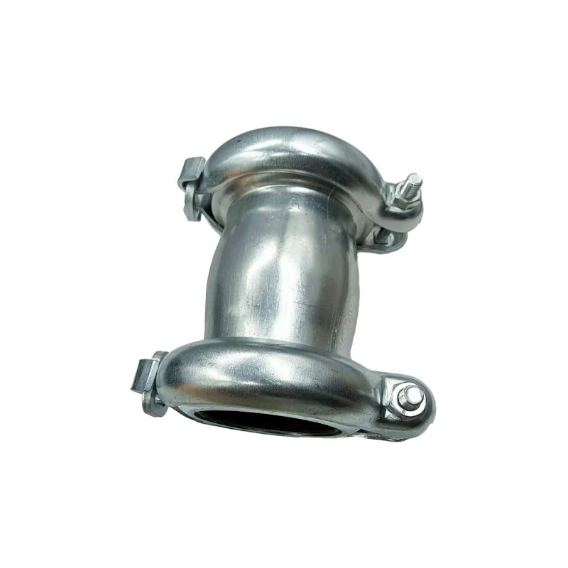 2 Pieces 75mm Oil Line Coupling 4071215 for Hitachi Excavator EX200 EX220 EX400-3 EX400-5 EX550-5 EX750-5 ZX330 ZX350-3 - KUDUPARTS