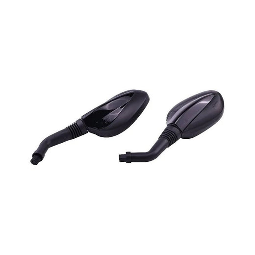2 Pieces 8mm Black Universal Rear View Mirror for GY6 50cc 125cc 150cc 250cc Scooter Moped Motorcycle - KUDUPARTS