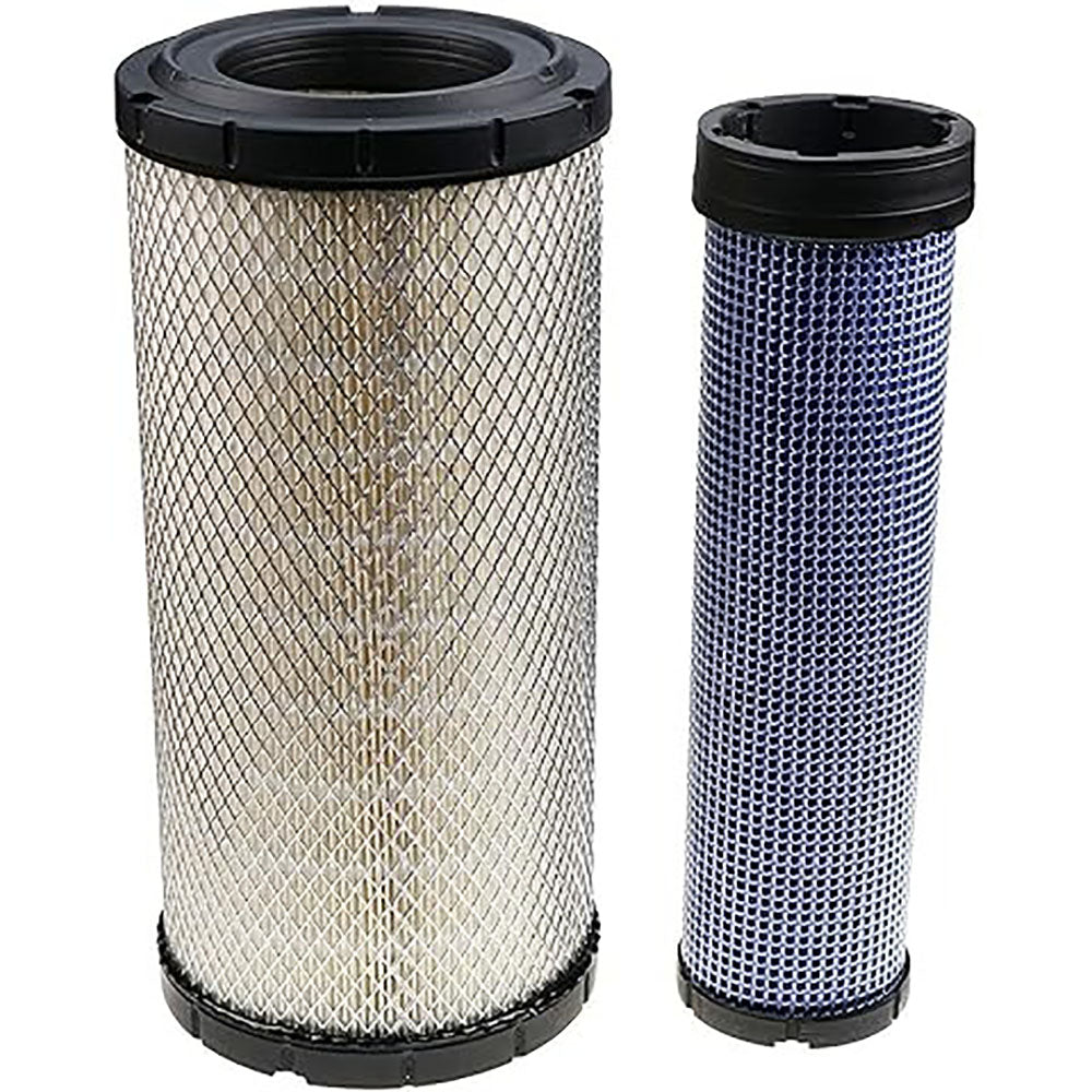 Lot de 2 filtres à air P616641 AF26168 49168 6690907 pour chargeuse Bobcat S100 T110, excavatrice E32 E35 E85