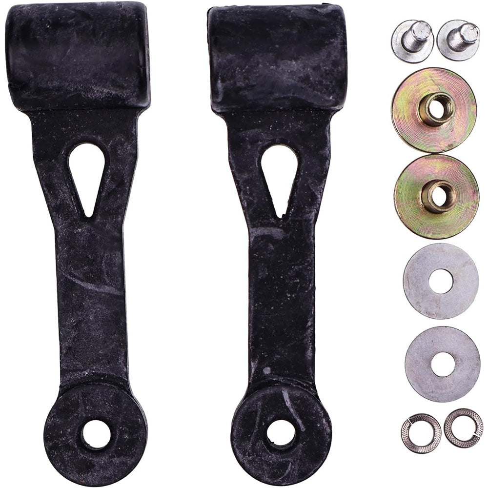 Lot de 2 loquets de sac avec quincaillerie 532109808 109808 pour Husqvarna, Poulan, Sears, Murray, Troy-Bilt, Airens, Cub-Cadet, MTD, Craftsman