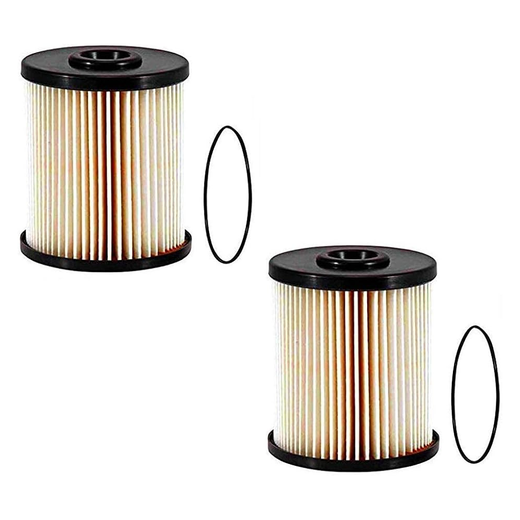2 Pieces Fuel Filter Water Separator FS19856 for Cummins Engine 5.9L-L6 5.L-ISB RAM 2500 3500 Freightliner FC70 FL50 FL70 Sterling Acterra Pickup Truck - KUDUPARTS