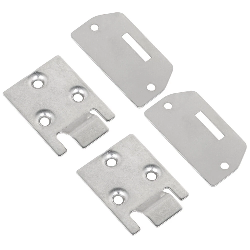 2 Sets of Seat Hinge Bottom and Plate 71610-G01 71609-G01 for E-Z-GO Golf Cart Medalist TXT 1995-Up - KUDUPARTS