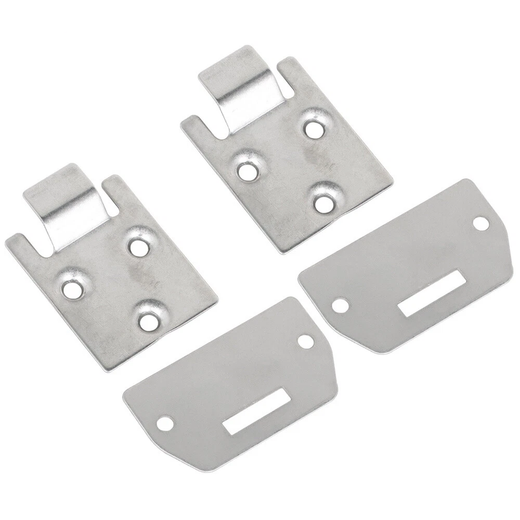 2 Sets of Seat Hinge Bottom and Plate 71610-G01 71609-G01 for E-Z-GO Golf Cart Medalist TXT 1995-Up - KUDUPARTS
