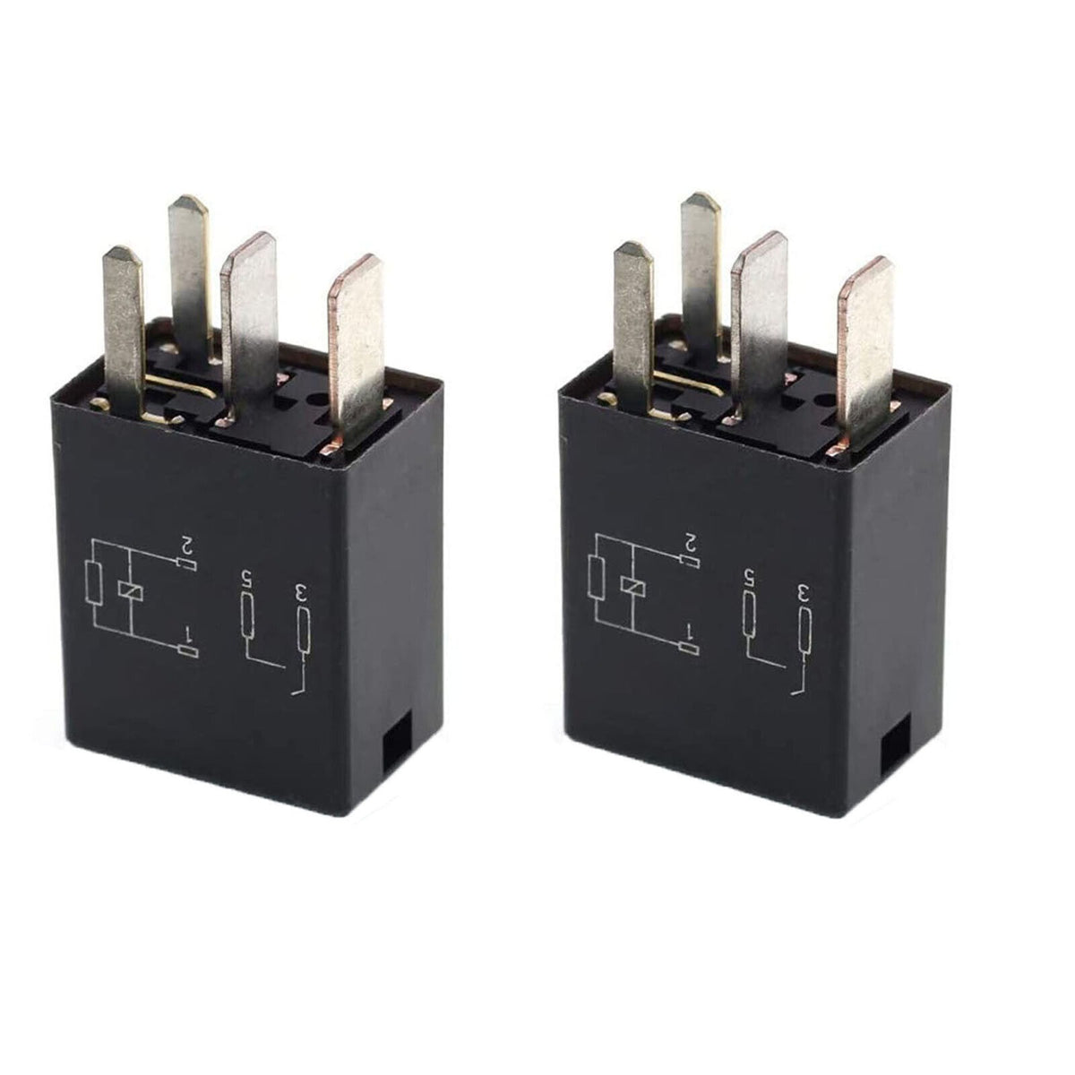 2X 4-Pin Relay 8T2T-14B192-A 8T2T14B192AA O101K for Ford Various Models Ship to US - KUDUPARTS